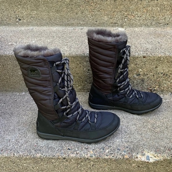 sorel women's whitney tall lace ii winter boots